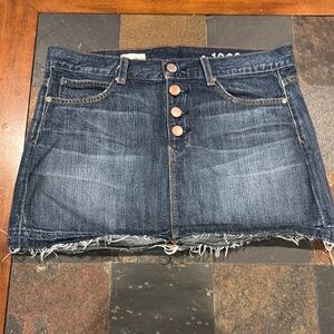 GAP Dark Blue Denim Mini Skirt